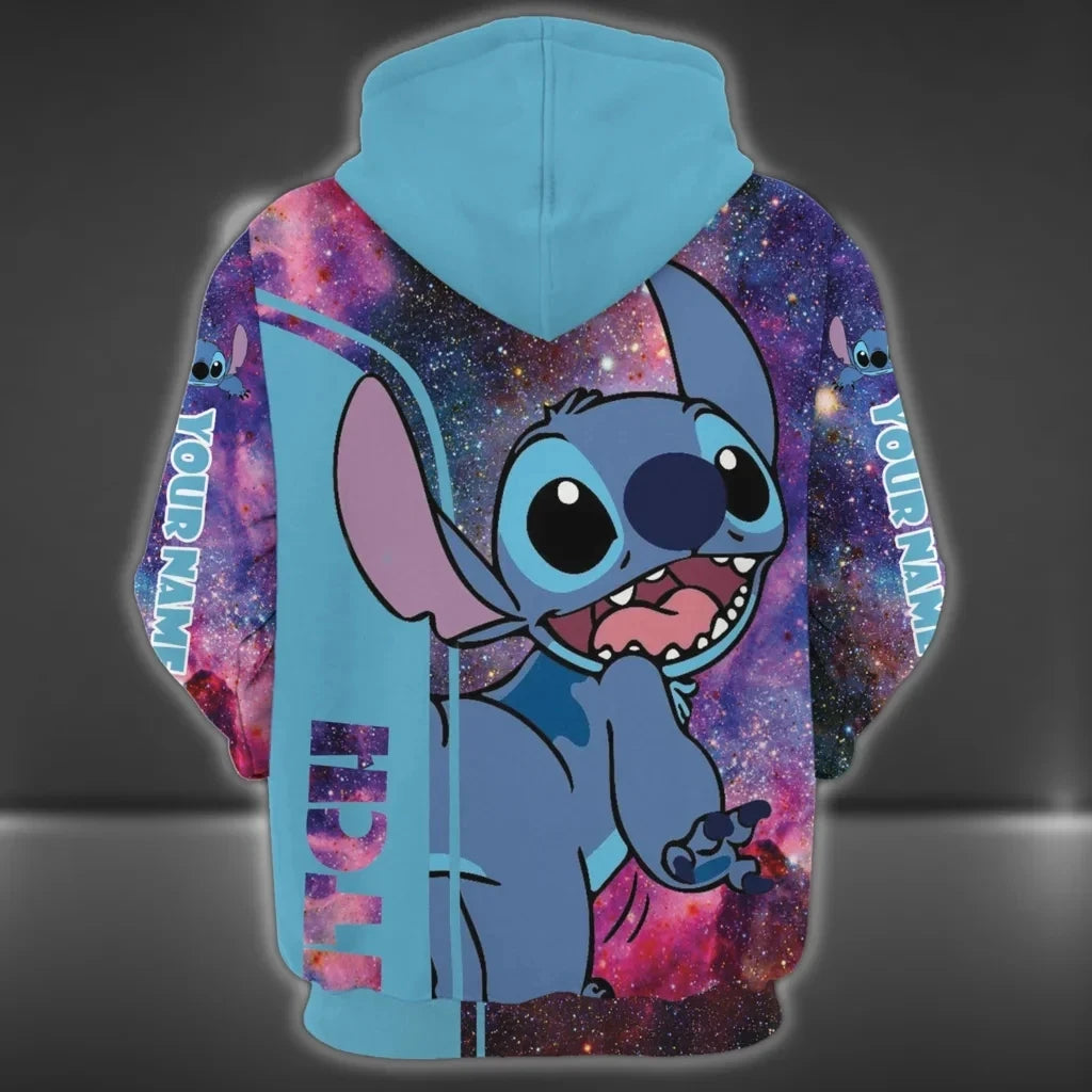 Cartoon Galaxy All Over Printed 3d Hoodie