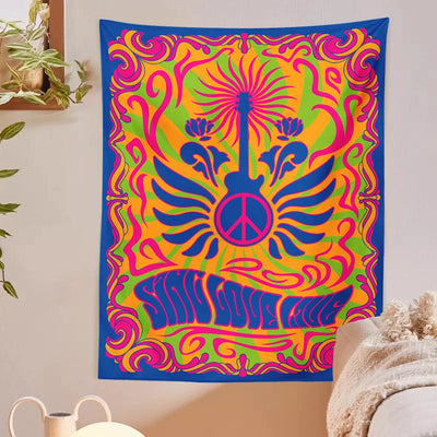 Vintage 60's 70's Style Tapestry