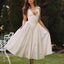 Deep V Halterneck Large Hem Dress
