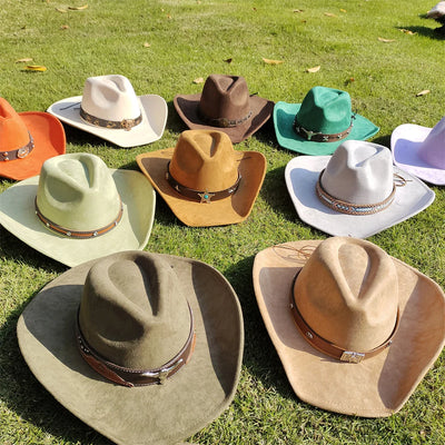 Classic Wide Brim 9.5CM Cowboy Hat