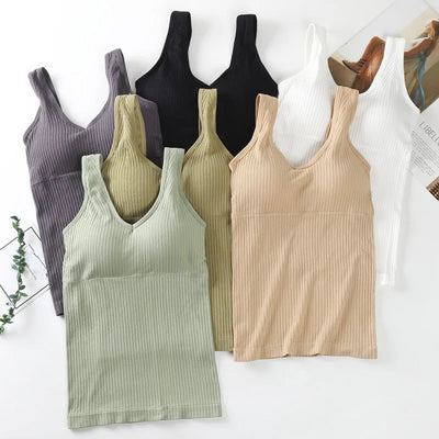 Removable Chest Pad Camisoles