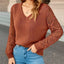 Cozy Fall V-Neck Pullover