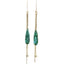 Long Drop Crystal Earrings