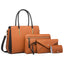 Versatile Four-Piece Handbag Ensemble