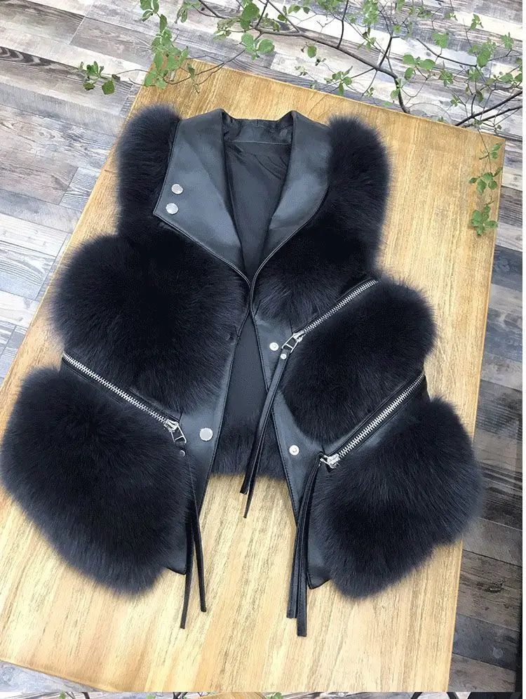 Fashion-Ready Faux Fur Vest