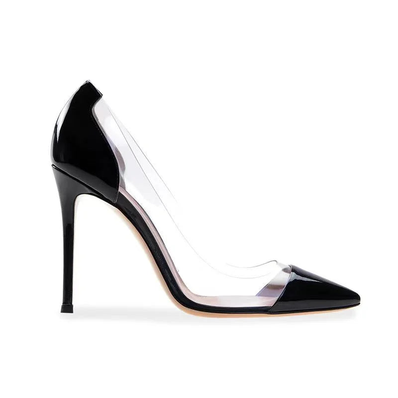 Women's Transparent Pointed Heel Party Shoe