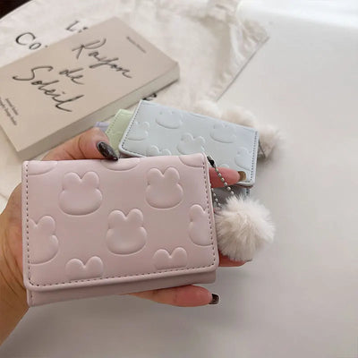 Cute Bunny Tri-Fold Wallet