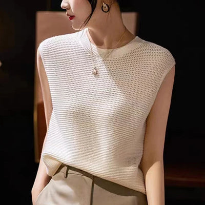 Classic Sleeveless Knit Top