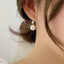 Golden Pearl Elegance Earrings