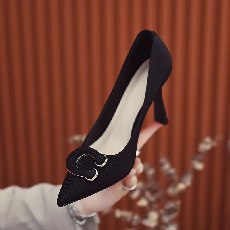 Golden Grace Heels