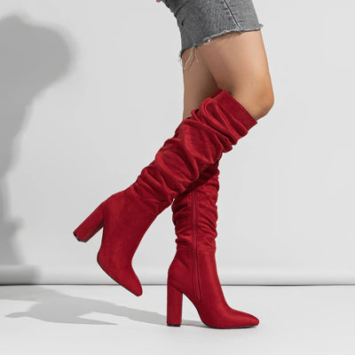 Women's Fashion Pointed Toe High Boots