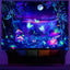 Fluorescent Blacklight Tapestry