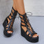 Midnight Rebel Wedges