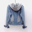 Slim Denim Hoodie