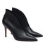 Women's Crescent Cutout Pointed Toe Stiletto Ankle Boots