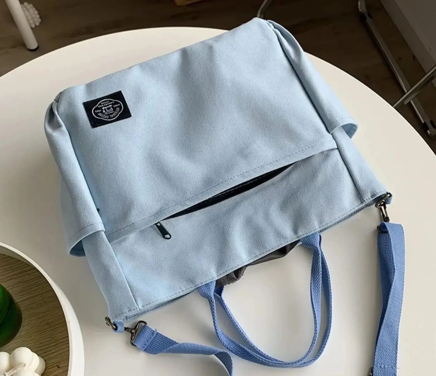 Multi-Pocket Large-Capacity Canvas Tote