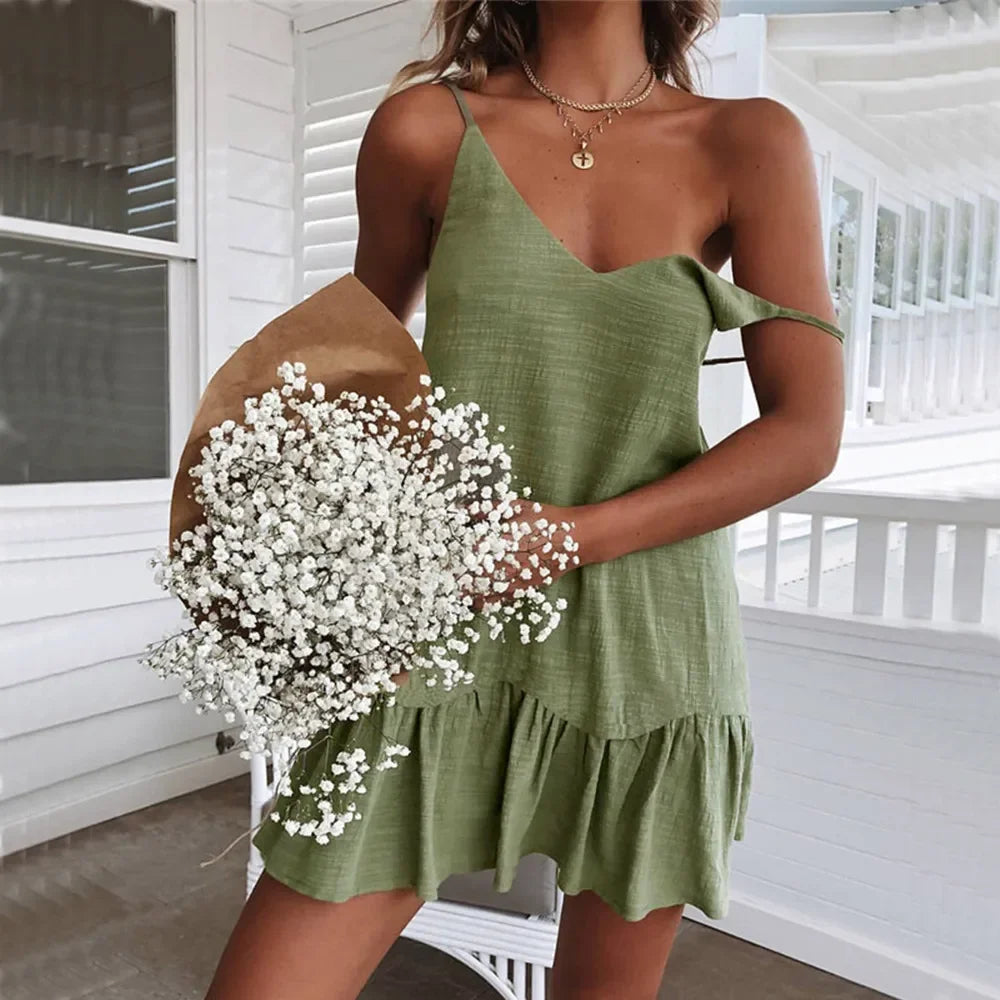 Sun-Kissed Sweetheart Dress