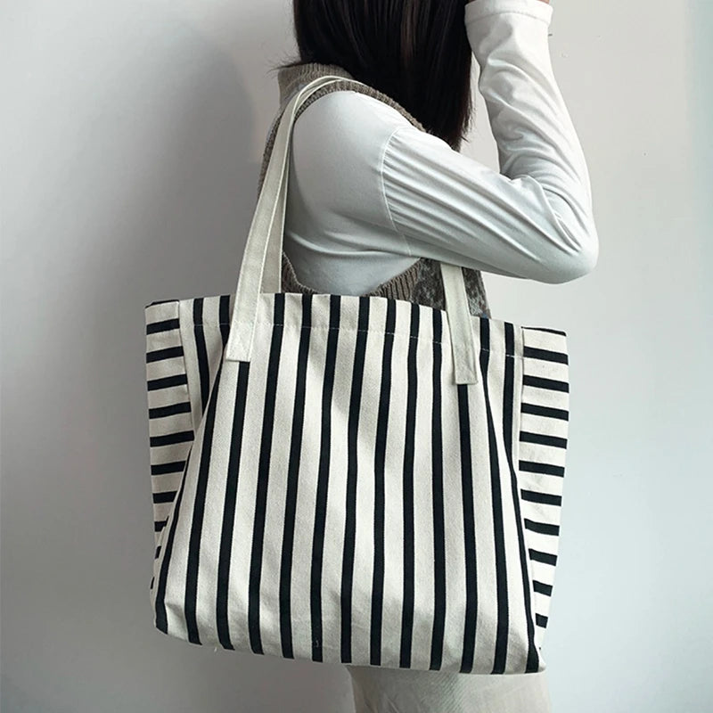 Stripe Society Tote