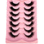 Fluffy Faux Mink Cat Eyelashes