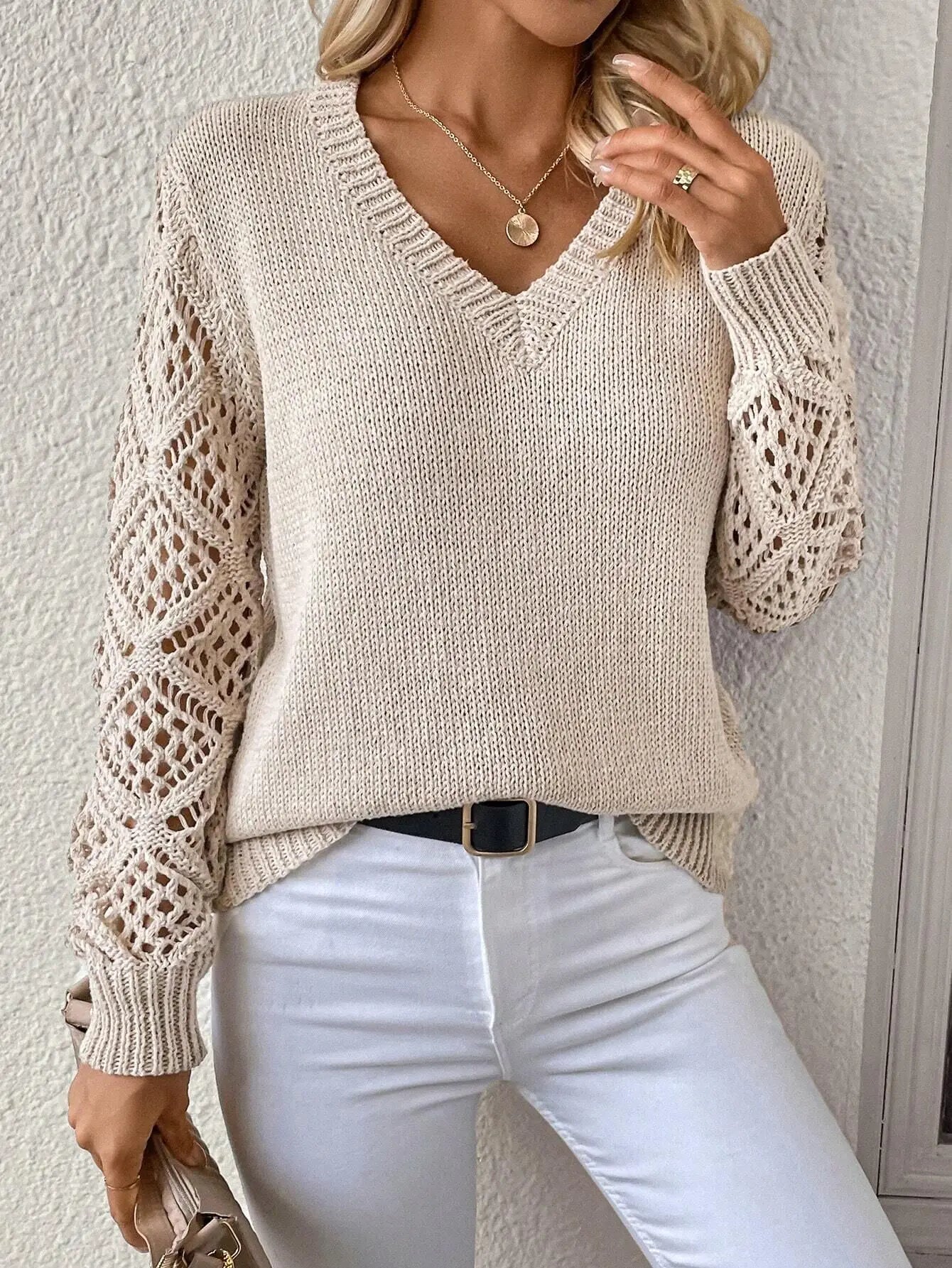 Cozy Fall V-Neck Pullover