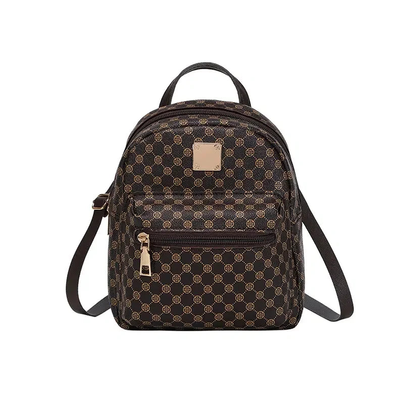 Trendy Geo Pattern Backpack