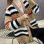 Women's Striped Cardigan Jacket