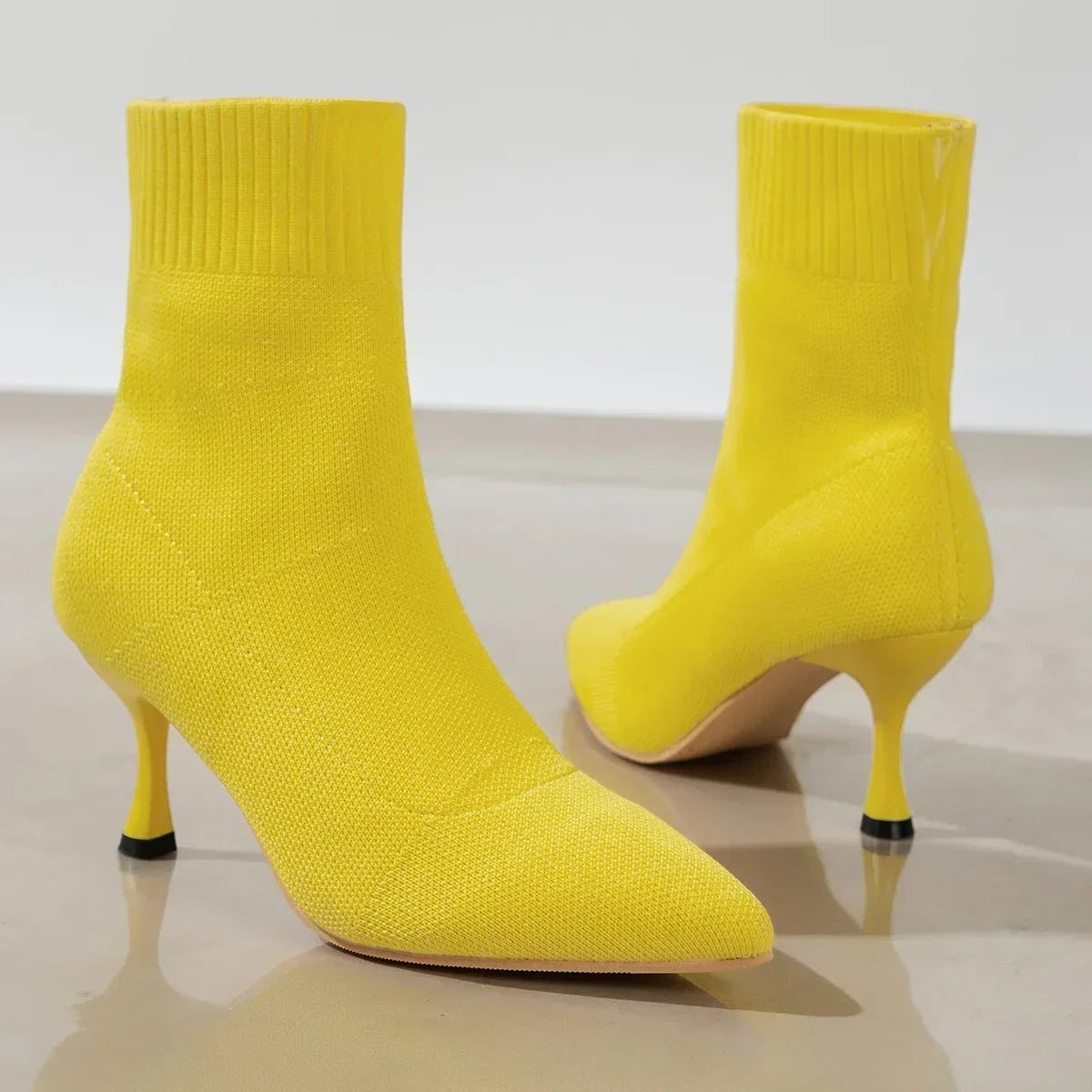 Women's Elastic Sock Boots