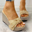 Platform Women's Wedge Heel Slides