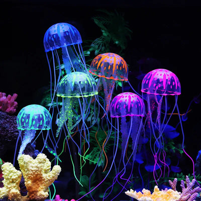 Glow Jellyfish Aquarium Decorations