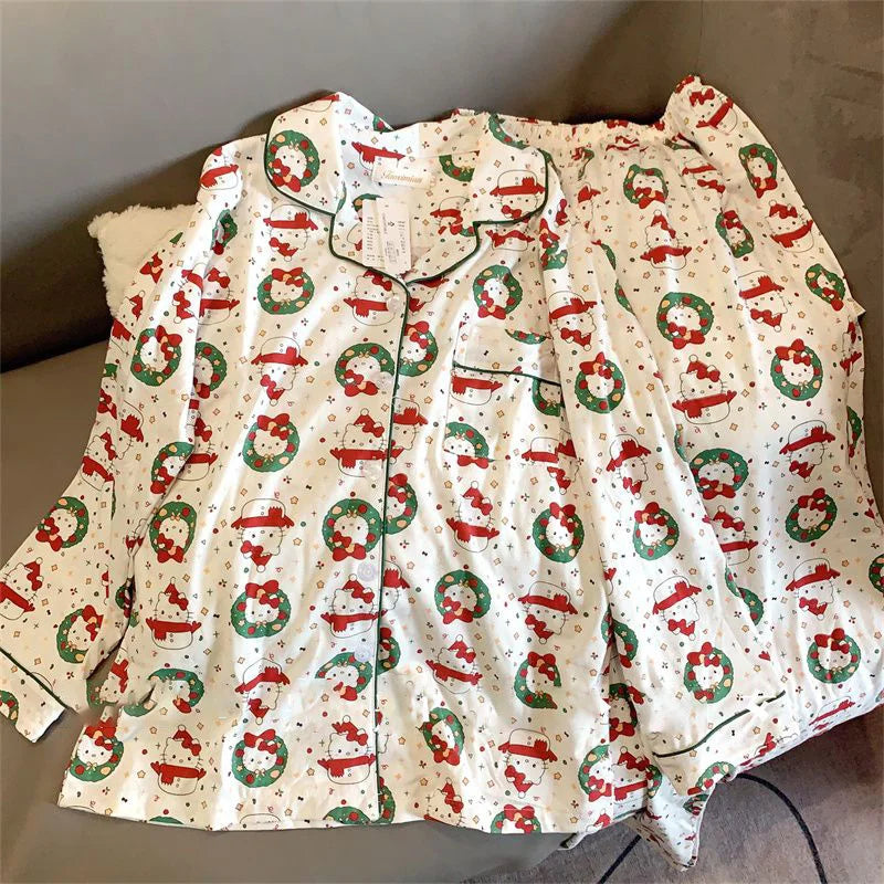 Hello Kitty Christmas Pajama Set