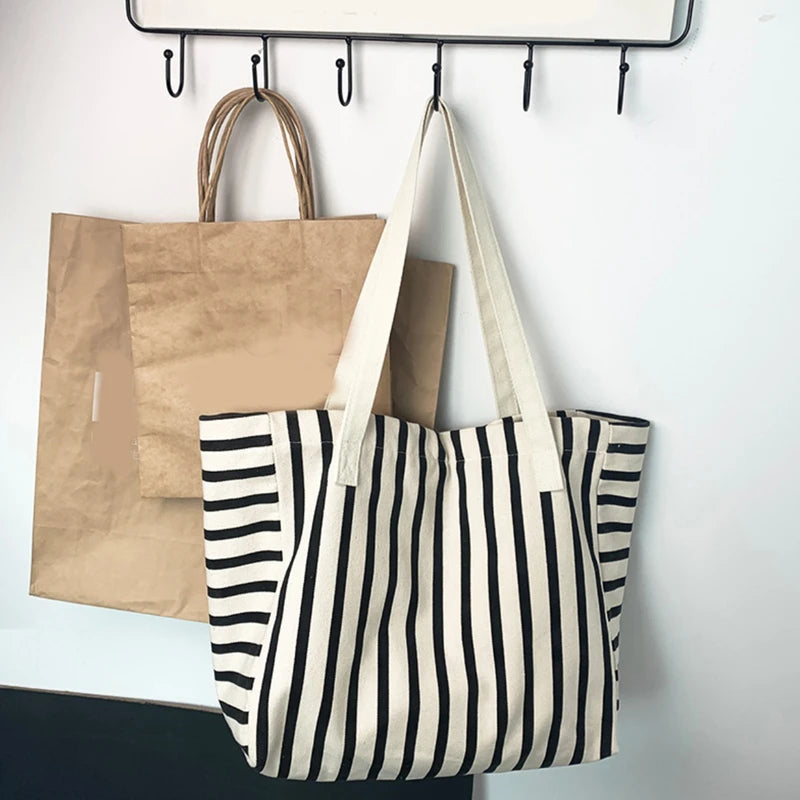 Stripe Society Tote