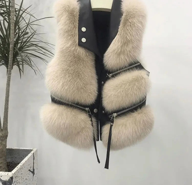 Fashion-Ready Faux Fur Vest