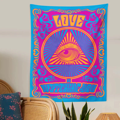 Vintage 60's 70's Style Tapestry