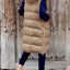 Women's Hooded Quilted Down Vest