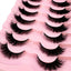 Fluffy Faux Mink Cat Eyelashes