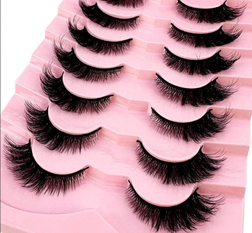 Fluffy Faux Mink Cat Eyelashes