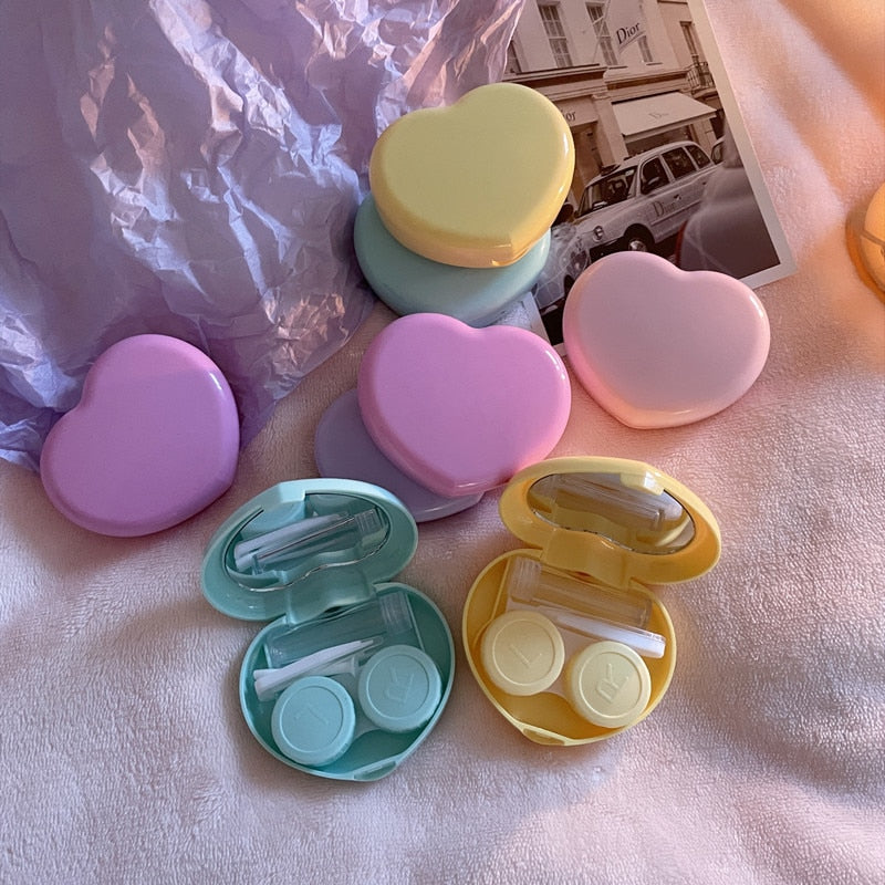 Cream Candy Contact Lens Case