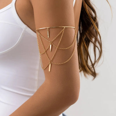 Delicate Hanging Upper Arm Bracelet