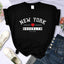 New York Brooklyn City Vibes Letter T-Shirt