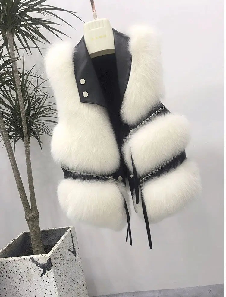 Fashion-Ready Faux Fur Vest