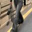 Women Flare Stretch Moustache Jeans