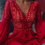 Flounce Detail A-Line Mini Dress for Women