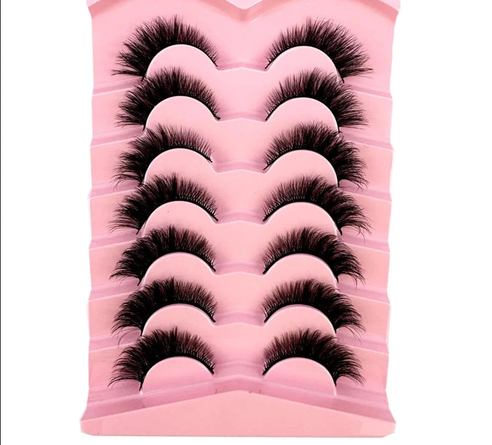 Fluffy Faux Mink Cat Eyelashes