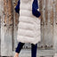 Women's Hooded Quilted Down Vest