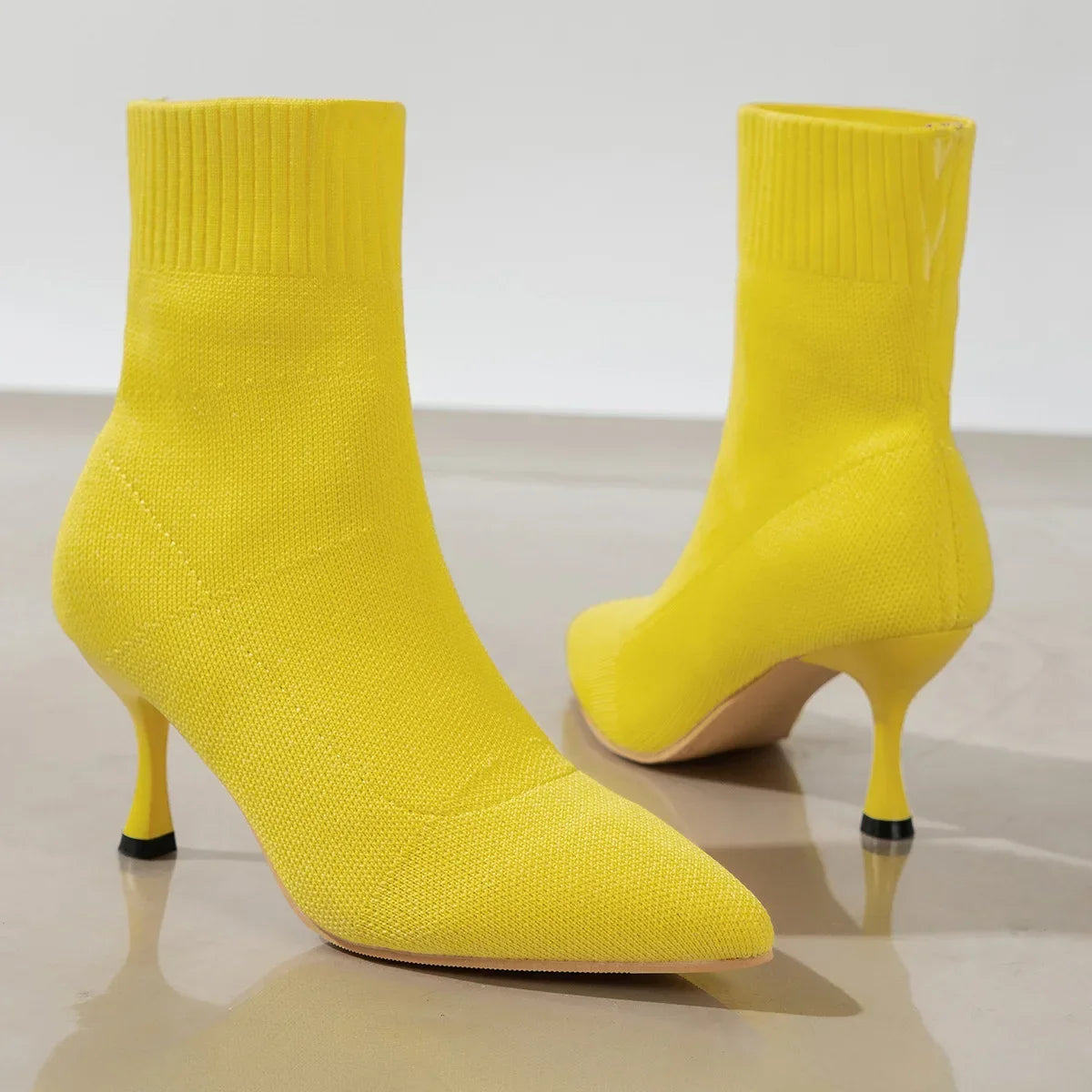 Women's Elastic Sock Boots