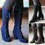 Mid-Calf Women's Casual Lace Up Boots