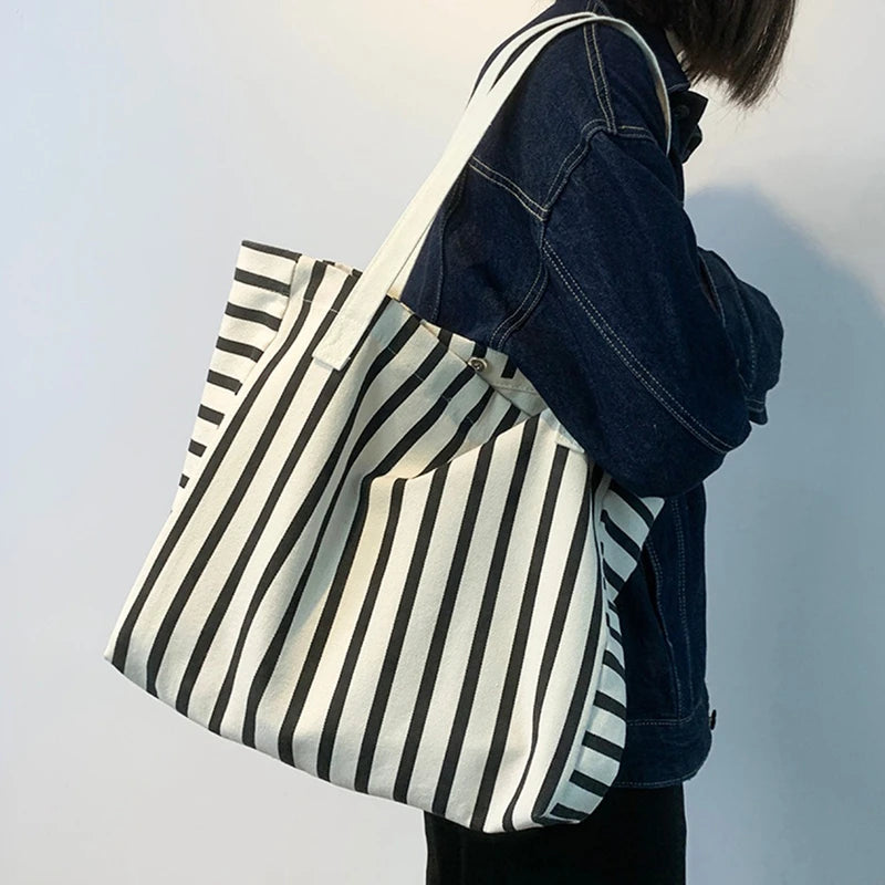 Stripe Society Tote