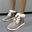 Furry Plush Ankle Boots