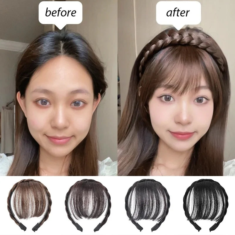 Clip-In Bangs with Hairband