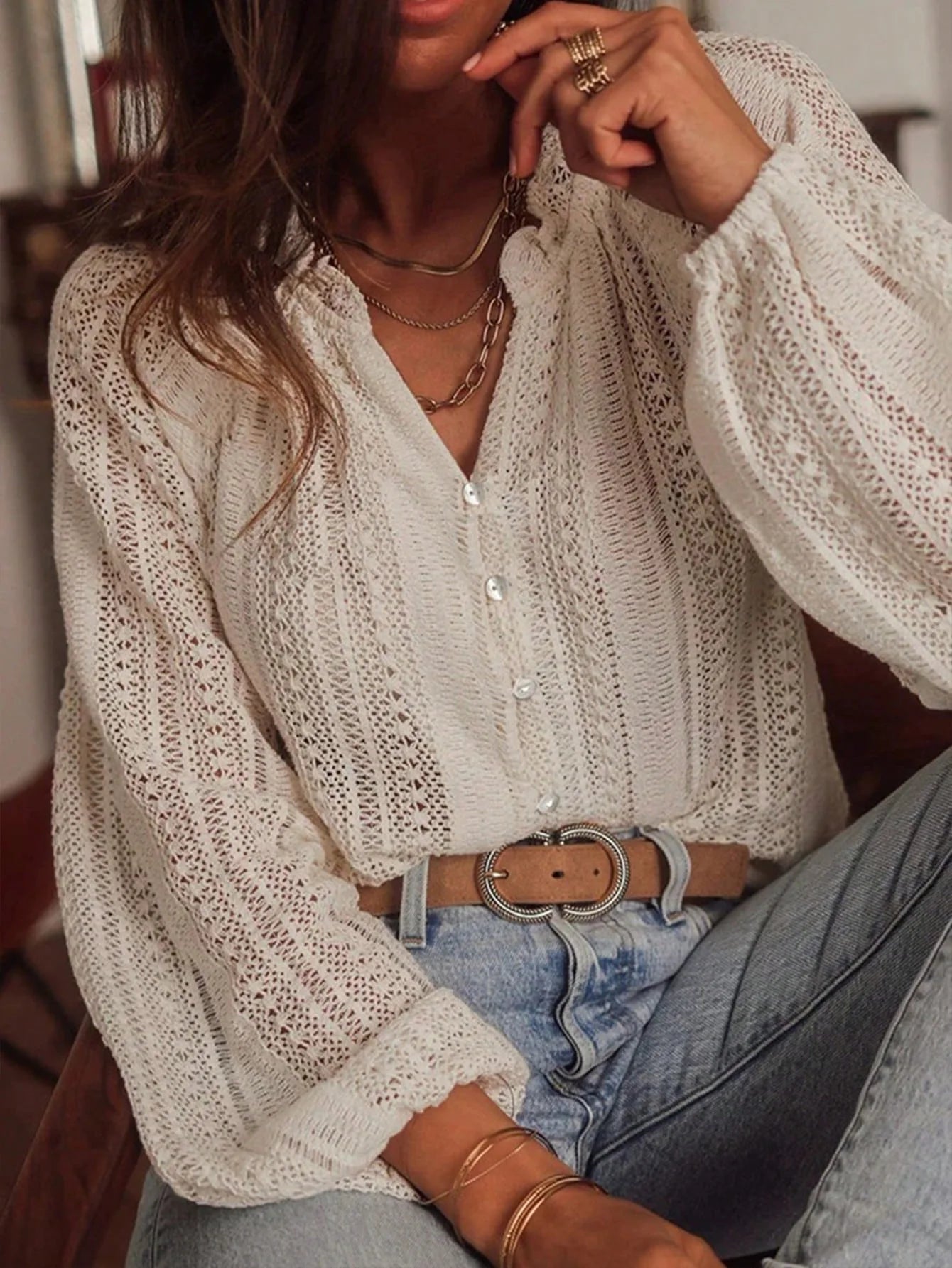 White Willow Blouse